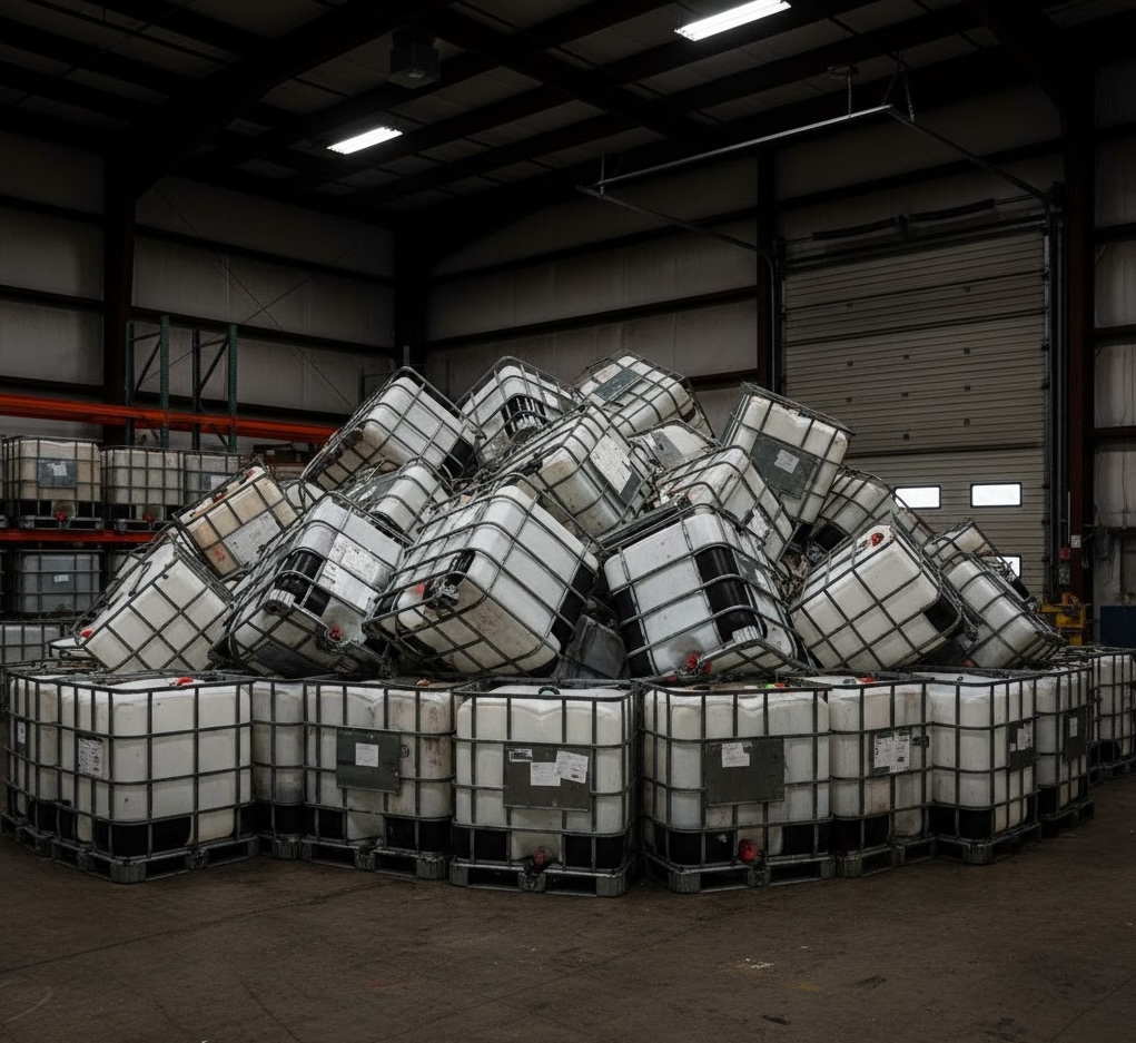 Food grade IBC tote - 275 gallon intermediate bulk container